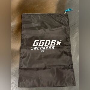 Golden Goose GGDB Sneakers Nylon Zip Logo Dust Bag Travel Bag Shoes 15" X 9.5"